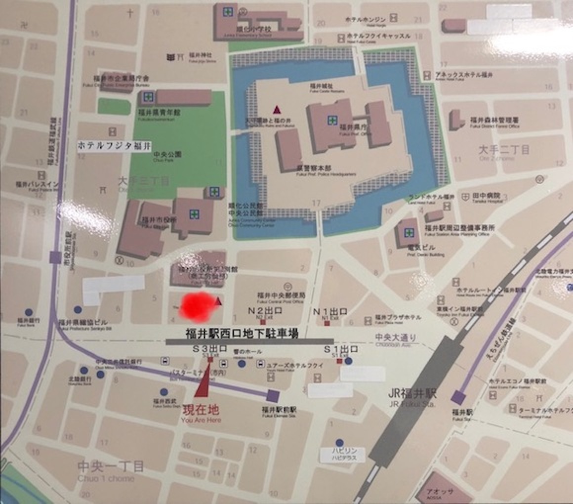 福井放送会館 地図